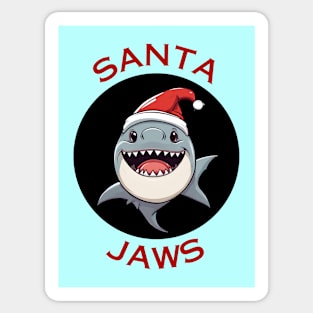 Santa Jaws | Santa Claus Pun Sticker